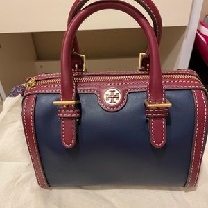Mini Tory Burch duffle bag.